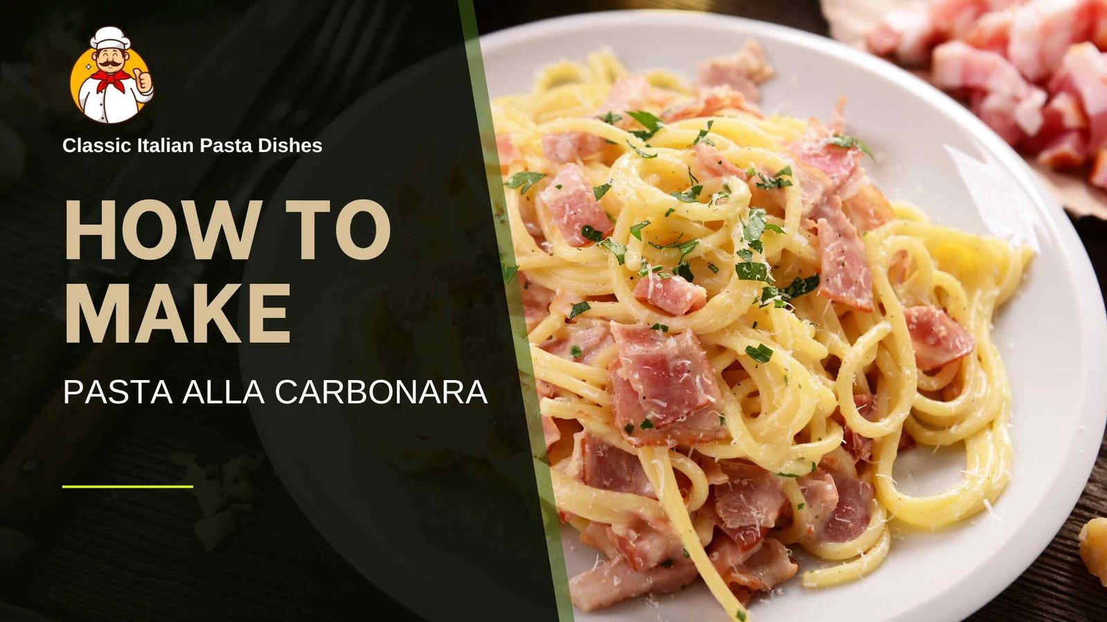 Read more about the article 🍝🥓 How to Make Authentic Pasta alla Carbonara | Classic Roman Recipe in 20 Minutes